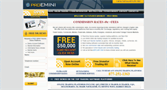 Desktop Screenshot of proemini.com